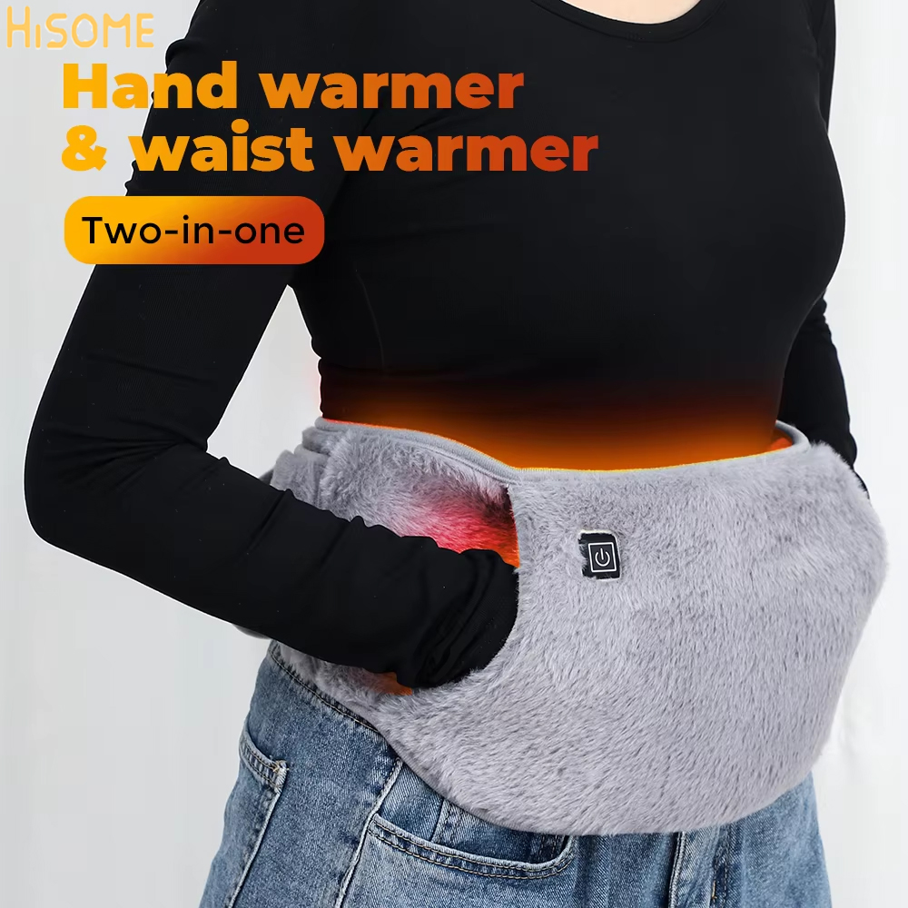 Hand Warmer Electric - ไฟฟ้าเครื่องทําความร้อนหน้าท้องเข็มขัดเอว Heated Therapy สําหรับประจําเดือน Cramp Lumbar