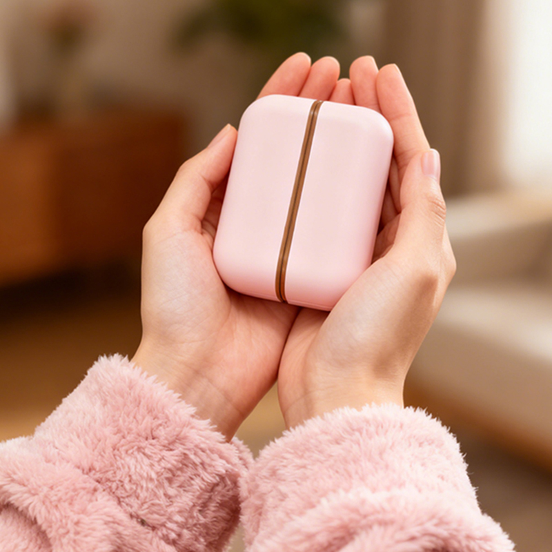 Hand Warmer Electric - เครื่องทำความร้อนแบบแยกส่วนพร้อมระบบดูดแม่เหล็กและหน้าจอ LCD สำหรับการปรับอุณหภูมิอิสระ สามารถเปลี่ยนจากหนึ่งชิ้นเป็นสองชิ้นได้