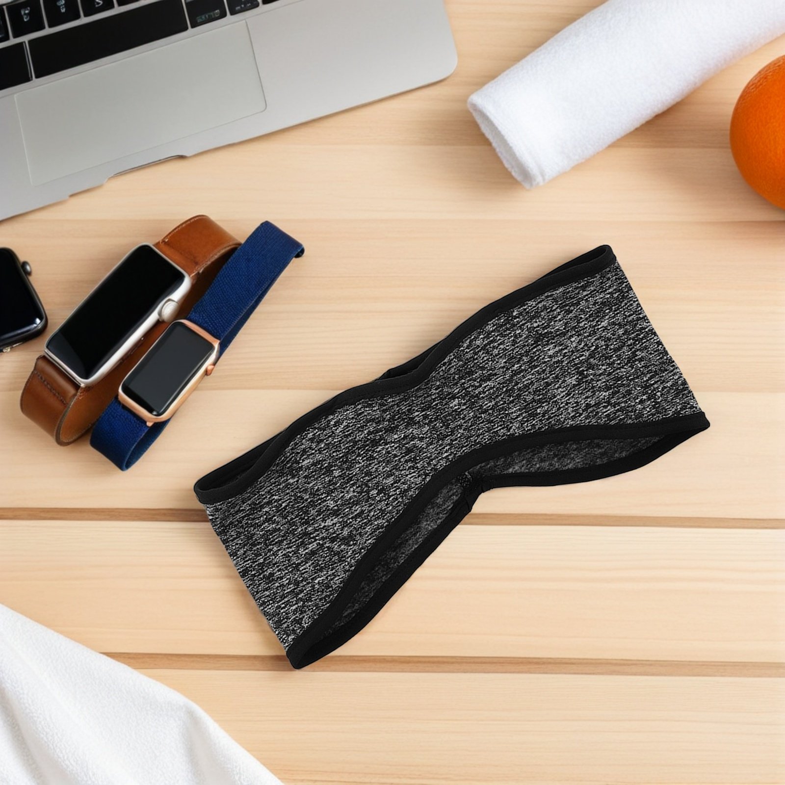 Winter Headband Fleece - ที่คาดผมสำหรับผู้หญิง 3 ชิ้น สำหรับฤดูหนาว ผ้าฟลีซบุขนกันหนาว สำหรับวิ่งกลางแจ้ง