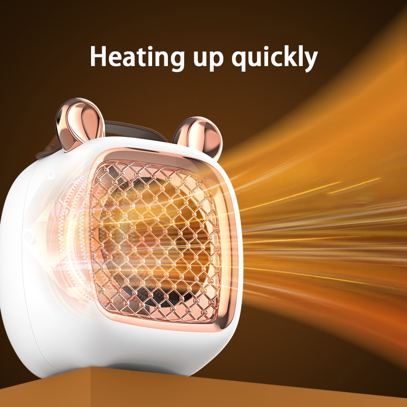 Hand Warmer Electric - เครื่องทําความร้อนไฟฟ้า มินิแบบพกพา เครื่องทําความร้อนอากาศอัจฉริยะ ลดเสียงรบกวนลม เครื่องทําความร้อนภายในบ้าน พัดลมอุ่น