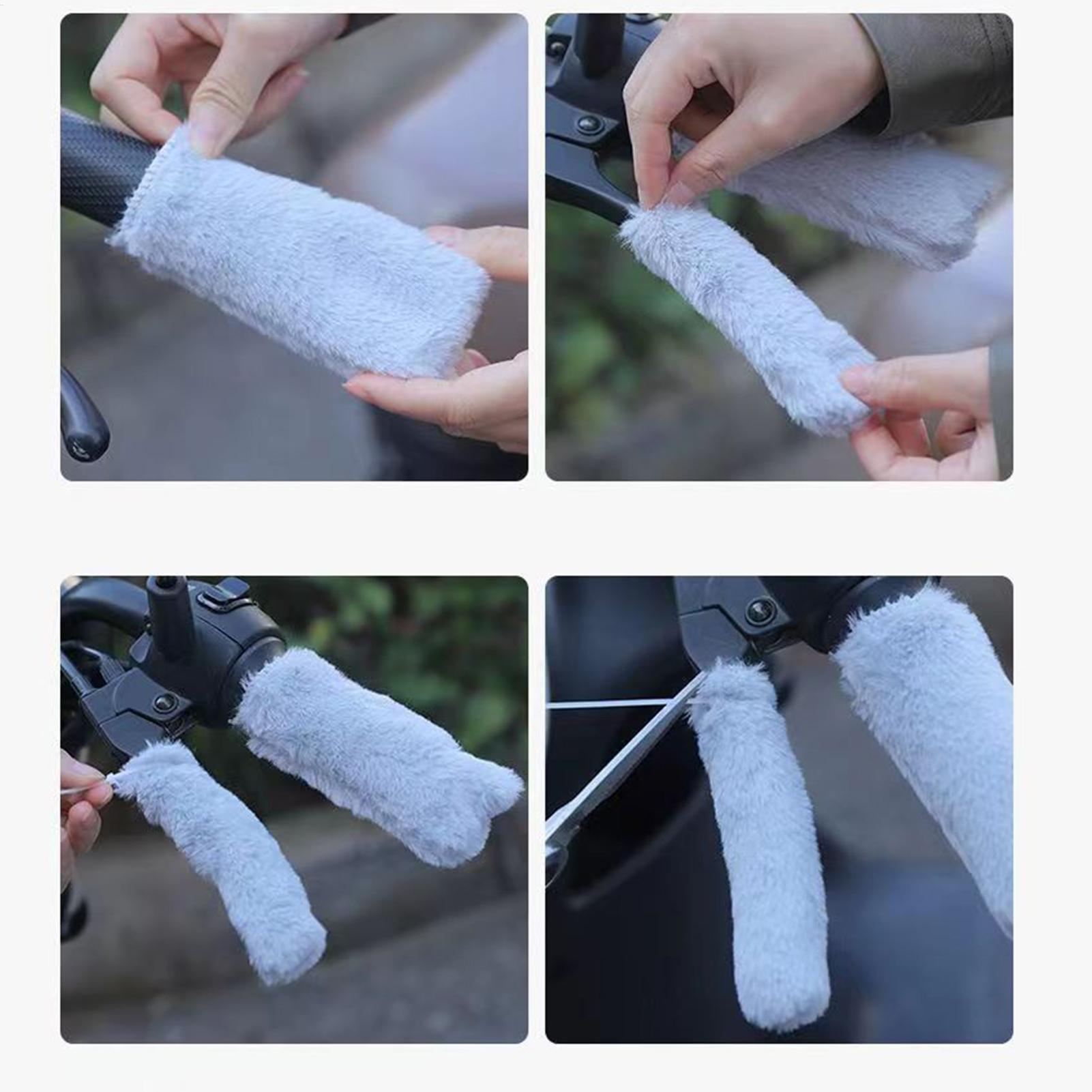 Hand Warmer Electric - ที่จับแฮนด์มอเตอร์ไซค์แบบอุ่นมือ สำหรับฤดูหนาว ปลอกแฮนด์จักรยานไฟฟ้า สำหรับผู้ชาย ผู้หญิง รถสามล้อ