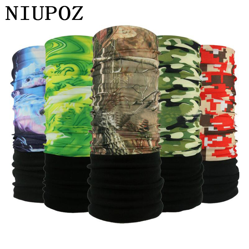 Winter Headband Fleece - ฤดูหนาวขนแกะ WARM Magic Tube แหวนผ้าพันคอ Skull