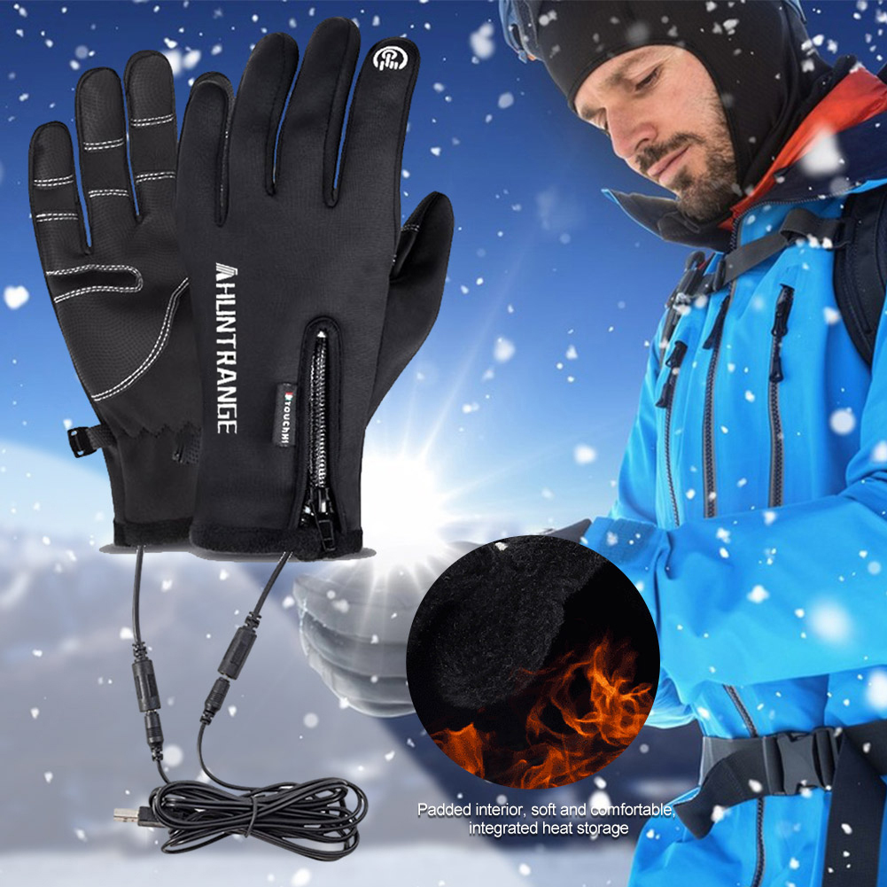ถุงมือสกีฤดูหนาวแบบ USB ถุงมือ - Touch Screen Gloves บทวิจารณ์และราคา