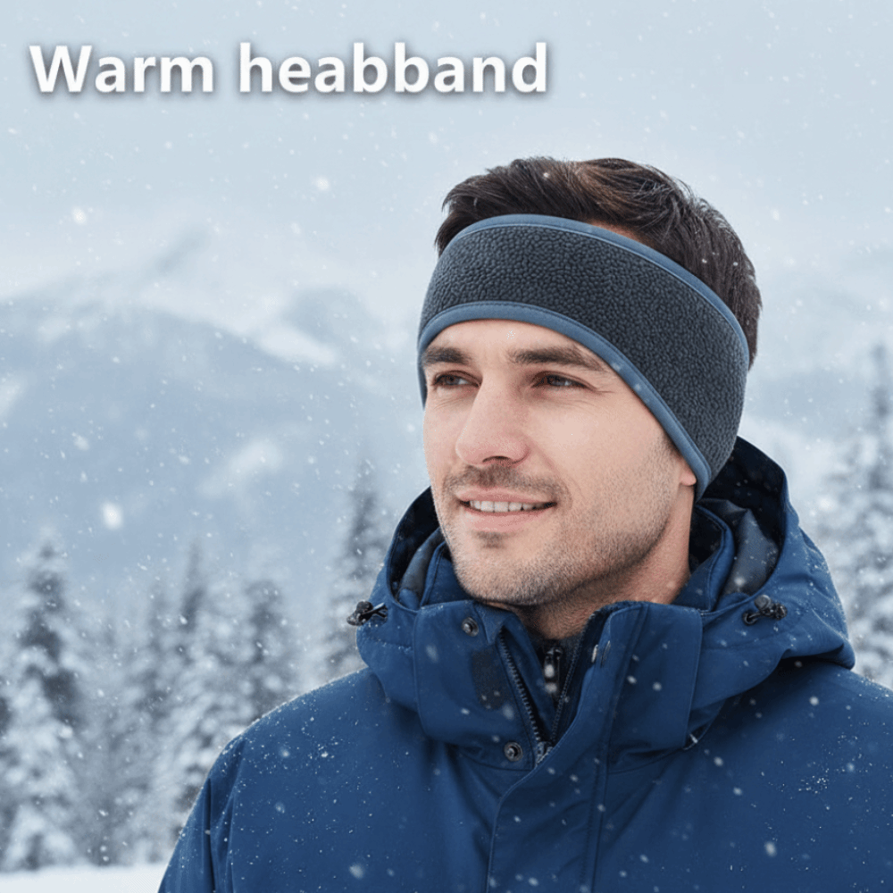 ที่คาดผมกีฬาผ้าฟลีซอุ่นๆ นุ่ม  - Winter Headband Fleece บทวิจารณ์และราคา