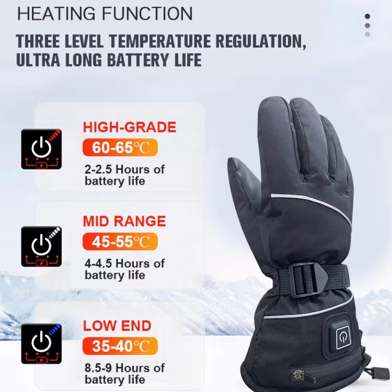 ถุงมือสโนว์บอร์ดแบบสัมผัสหน้าจ - Touch Screen Gloves บทวิจารณ์และราคา