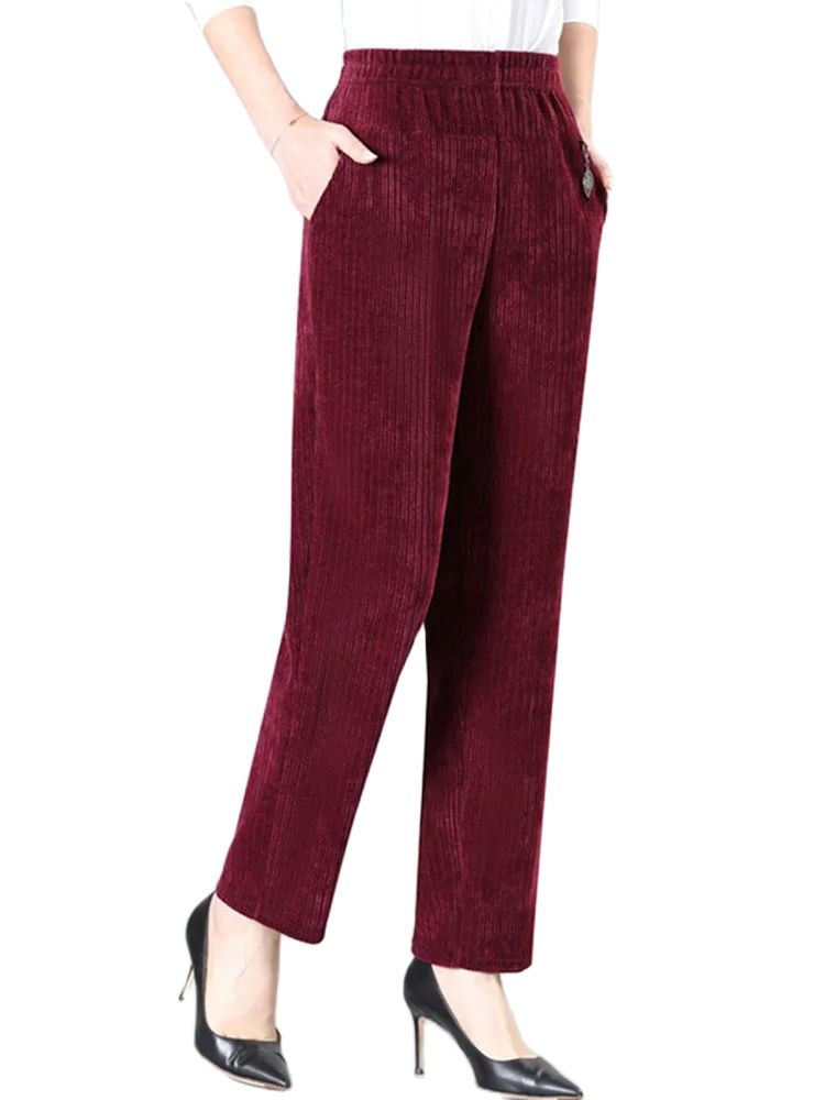 Oversize XL-8XL Corduroy กางเก - Corduroy Pant Warm บทวิจารณ์และราคา
