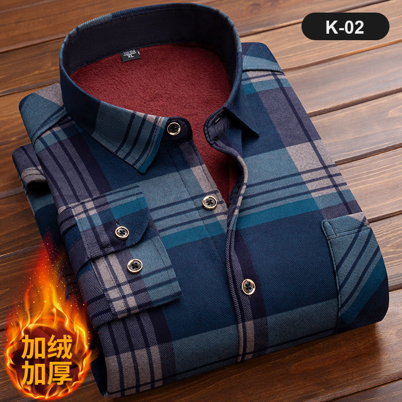 เสื้อลายสก๊อตแขนยาวของผู้ชาย,  - Flannel Shirt Lined บทวิจารณ์และราคา