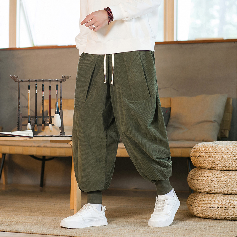 กางเกงผ้าลูกฟูกสีทึบสำหรับผู้ช - Corduroy Pant Warm บทวิจารณ์และราคา