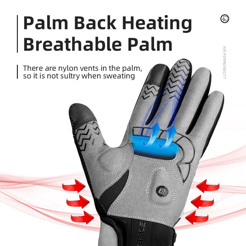 ROCKBROS ถุงมือฤดูหนาวอุ่นถุงม - Touch Screen Gloves บทวิจารณ์และราคา