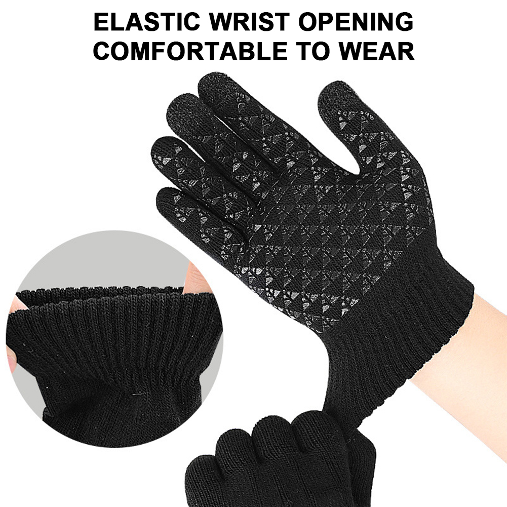 ถุงมือถักแบบมีฮีตเตอร์ USB 5-1 - Touch Screen Gloves บทวิจารณ์และราคา