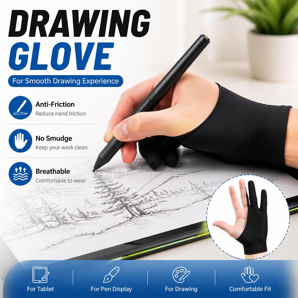 ถุงมือวาดภาพ ถุงมือศิลปินแบบป้ - Touch Screen Gloves บทวิจารณ์และราคา