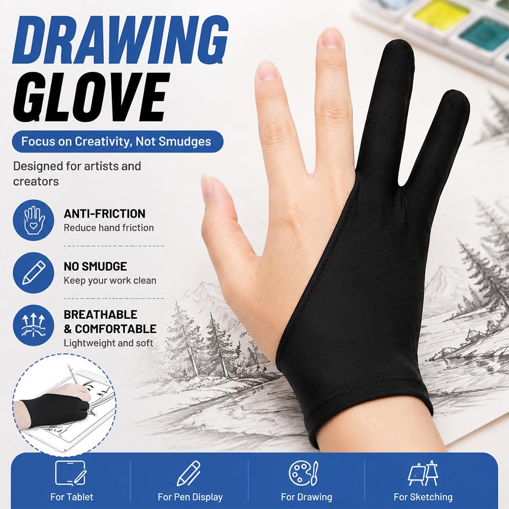 ถุงมือวาดภาพ ถุงมือศิลปินแบบป้ - Touch Screen Gloves บทวิจารณ์และราคา