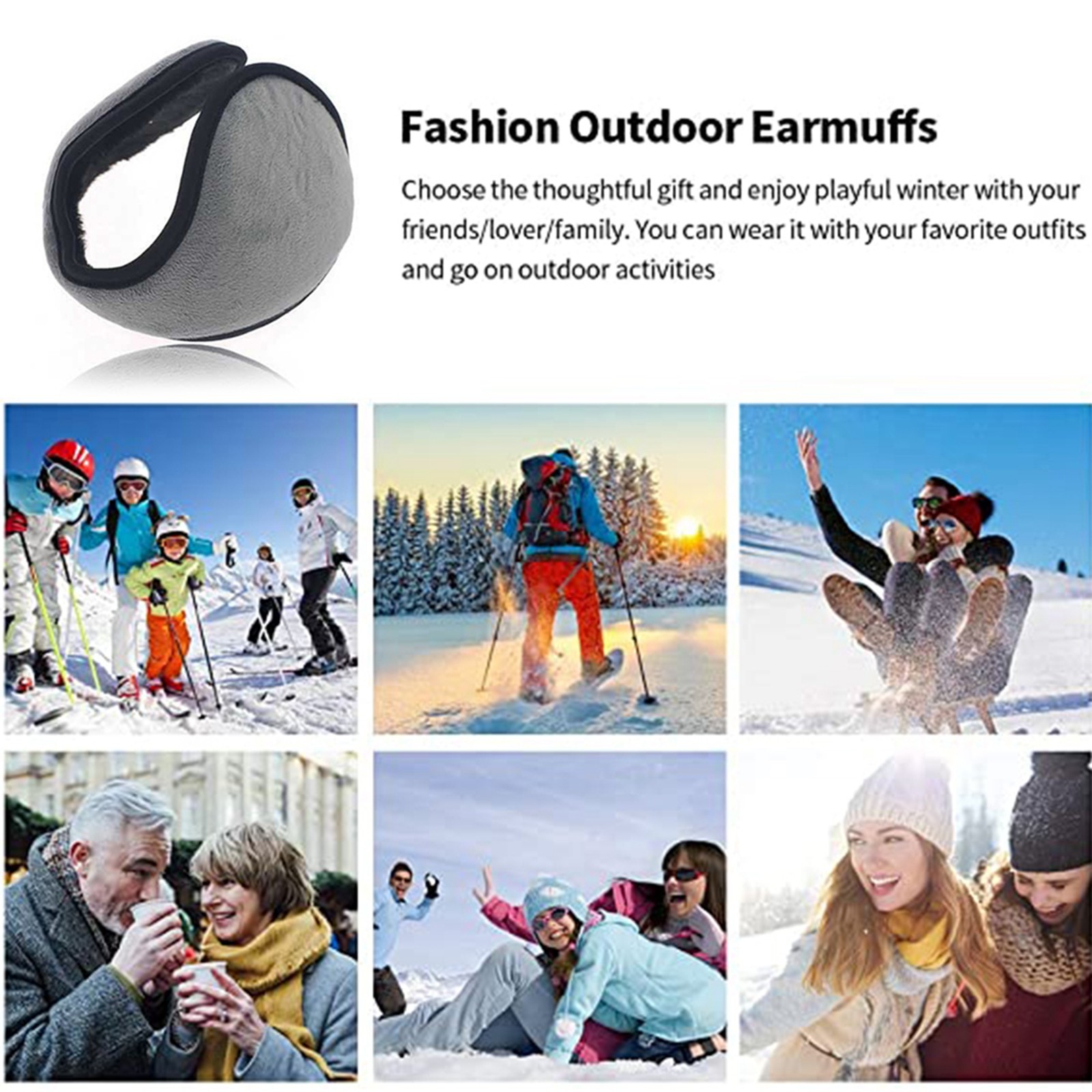 ที่ปิดหูกันหนาวแบบพับได้ ผ้าฟล - Earmuffs Foldable บทวิจารณ์และราคา