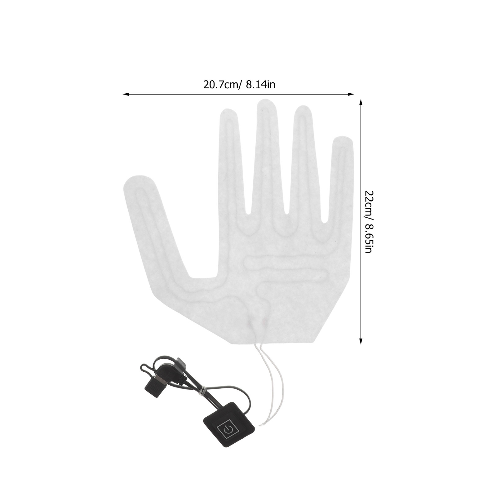 ถุงมือไฟฟ้าแบบเต็มนิ้ว 2 ชิ้น  - Hand Warmer Electric บทวิจารณ์และราคา