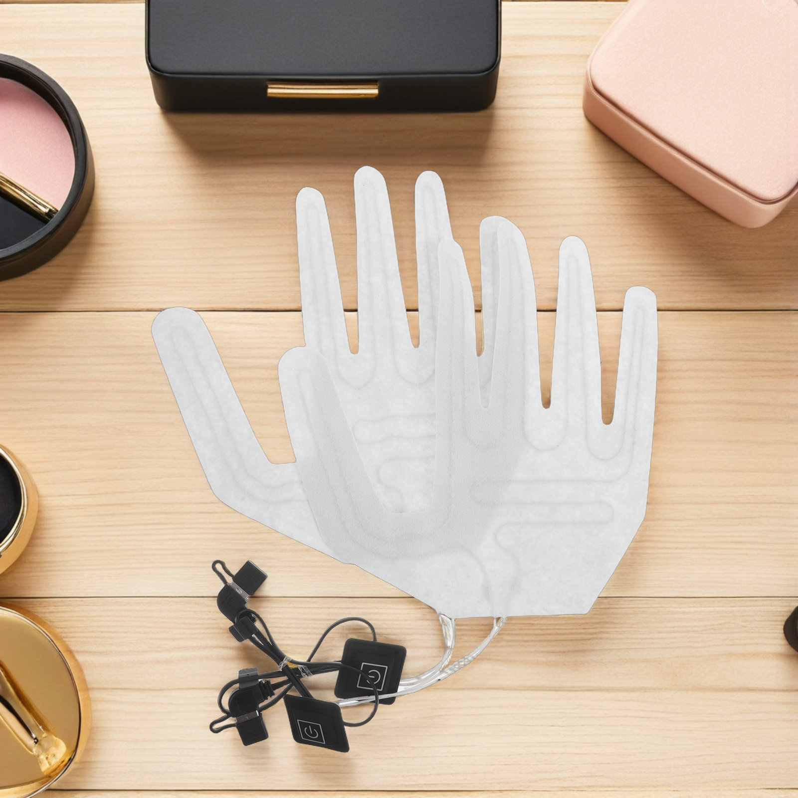 ถุงมือไฟฟ้าแบบเต็มนิ้ว 2 ชิ้น  - Hand Warmer Electric บทวิจารณ์และราคา